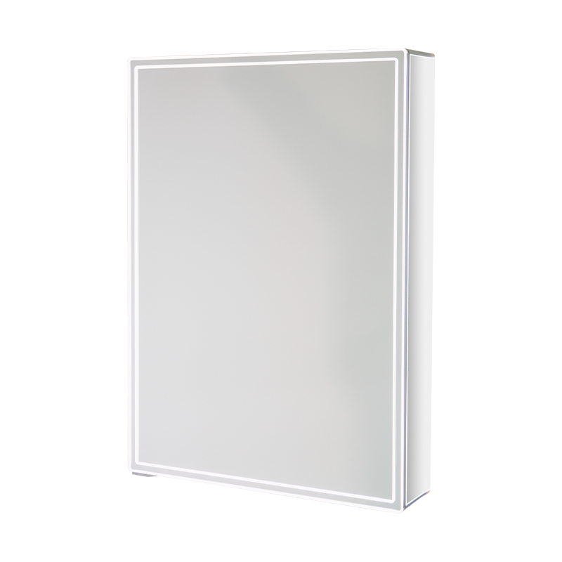 Wodoodporna szafka łazienkowa LED z pojedynczymi drzwiami ze stopu aluminium Wodoodporna szafka łazienkowa LED z pojedynczymi drzwiami ze stopu aluminium
