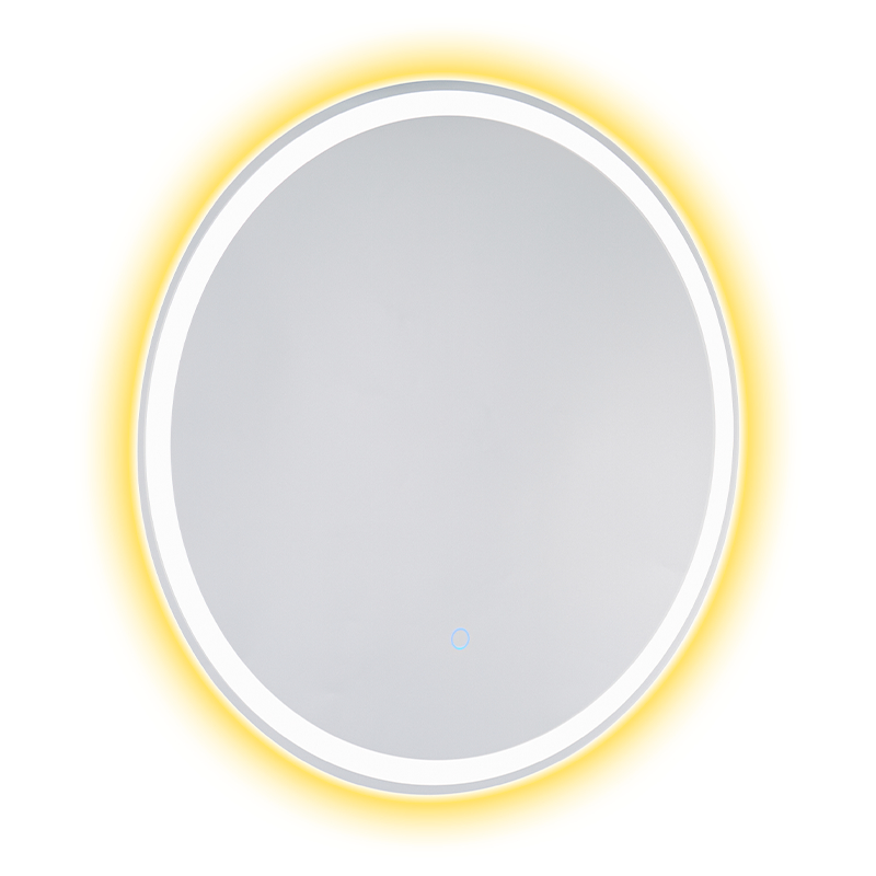 Aluminiowa rama LED Inteligentne przyciemnianie Odmgławianie Podświetlane lustro łazienkowe Aluminiowa rama LED Inteligentne przyciemnianie Odmgławianie Podświetlane lustro łazienkowe