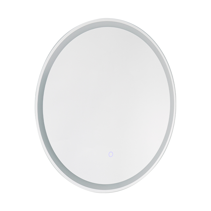 Aluminiowa rama LED Inteligentne przyciemnianie Odmgławianie Podświetlane lustro łazienkowe Aluminiowa rama LED Inteligentne przyciemnianie Odmgławianie Podświetlane lustro łazienkowe