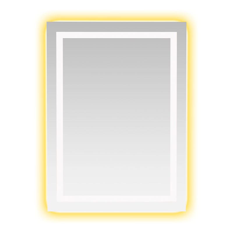 Aluminiowa rama LED Inteligentne przyciemnianie Odmgławianie Podświetlane lustro łazienkowe Aluminiowa rama LED Inteligentne przyciemnianie Odmgławianie Podświetlane lustro łazienkowe