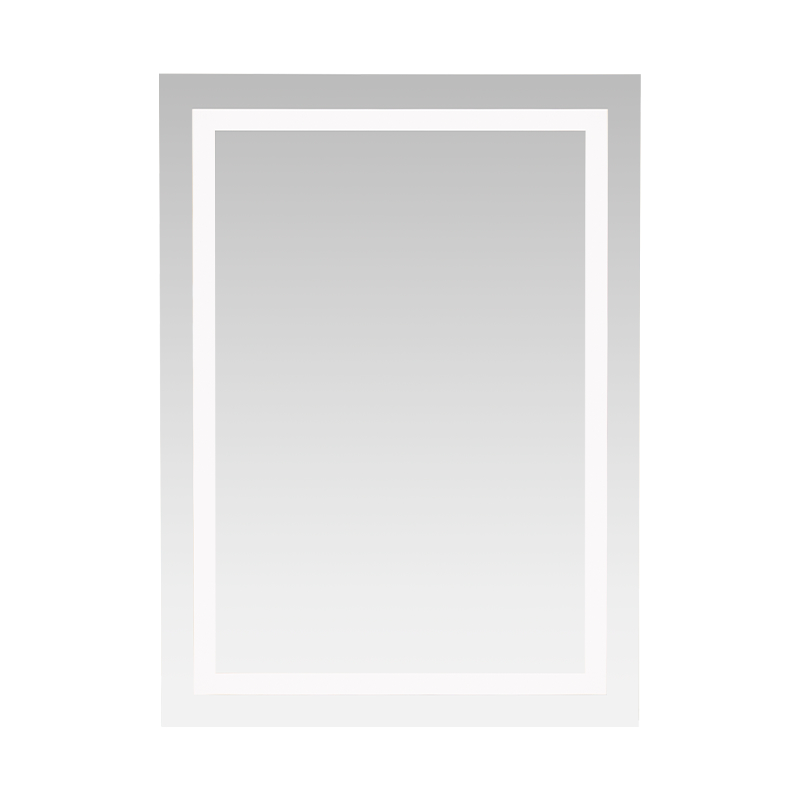 Aluminiowa rama LED Inteligentne przyciemnianie Odmgławianie Podświetlane lustro łazienkowe Aluminiowa rama LED Inteligentne przyciemnianie Odmgławianie Podświetlane lustro łazienkowe