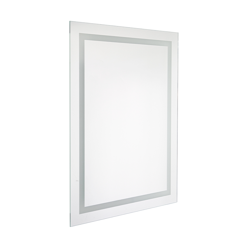 Aluminiowa rama LED Inteligentne przyciemnianie Odmgławianie Podświetlane lustro łazienkowe Aluminiowa rama LED Inteligentne przyciemnianie Odmgławianie Podświetlane lustro łazienkowe